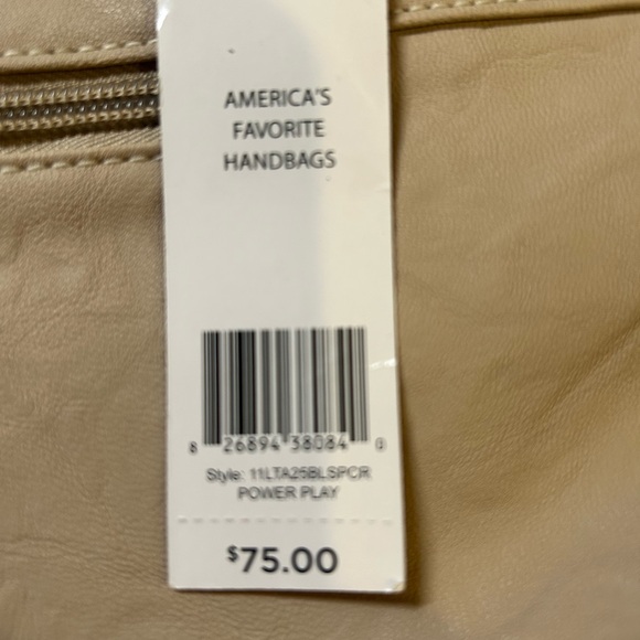 Rosetti Taupe Tote with Braided Straps - Picture 11 of 11